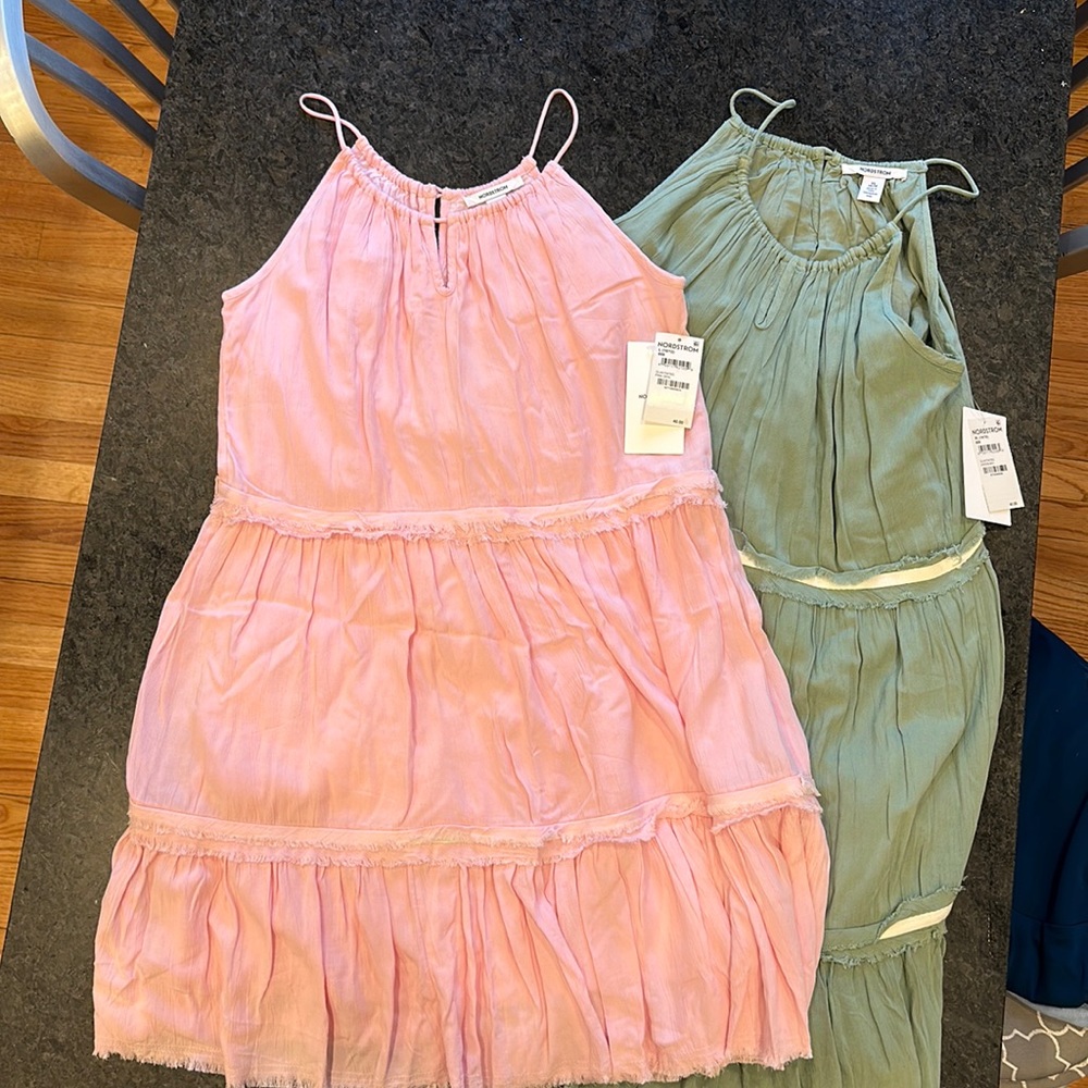 Two Nordstrom sundresses NWT size 10/12 and 14/16